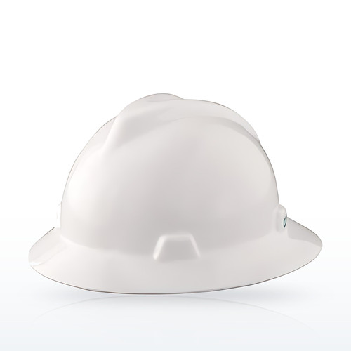 MSA V-Gard Protective Hat-Style Full-Brim Hard Hats