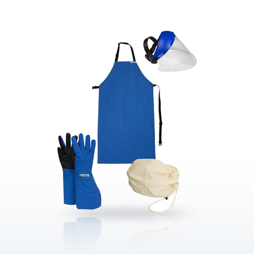 National Safety Apparel Cryogenic Safety Kit, SaferGrip Elbow Gloves