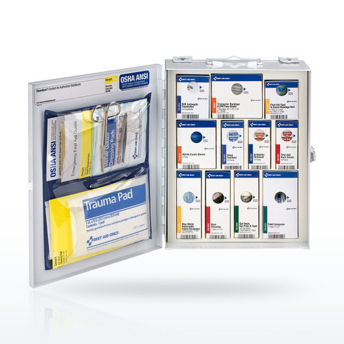 First Aid Only 90658 First Aid Cabinets & Stations, 25 Person Medium Metal