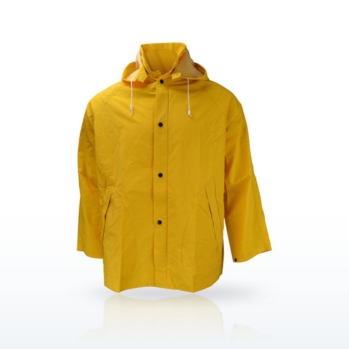 Neese Hi-Vis Rainwear, Economy Jacket, Snap-On Hood