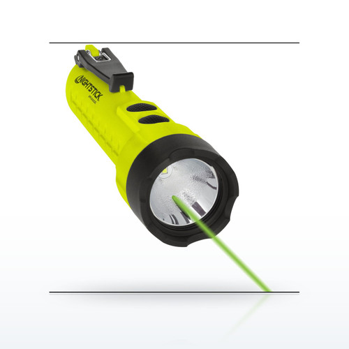Nightstick Intrinsically Safe Flashlight with Green Laser - 3 AA - UL913