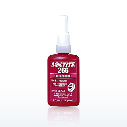 Loctite 232329 266 Threadlocker, High Strength/High Temperature, 50 mL
