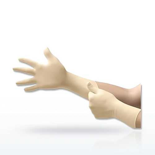 Ansell 10494 Nitrilite Disposable Gloves, 5 mil, Natural