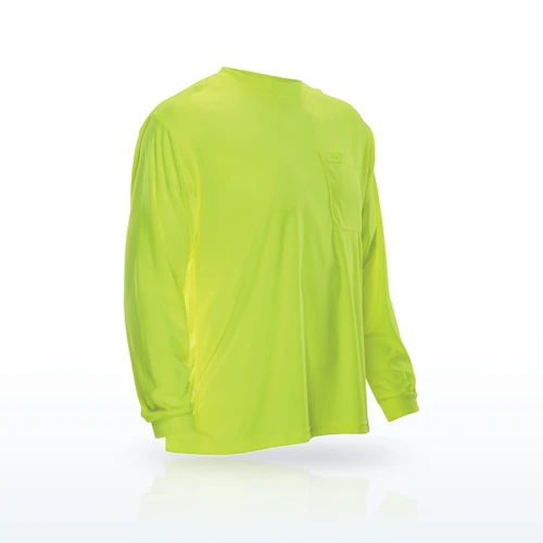 Reflective Apparel 200BNT Hi-Vis Shirts, Non-ANSI Long Sleeve T-Shirt