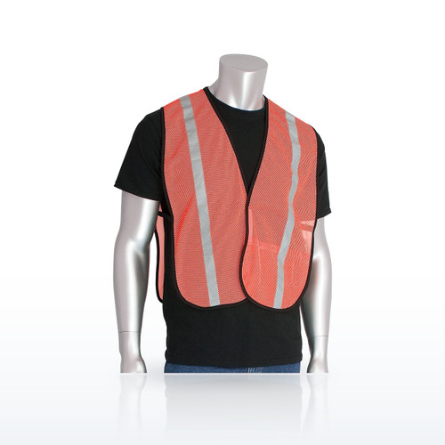 PIP 300-EVOR-E Hi-Vis Vests, Non-ANSI One Pocket Mesh Safety Vest