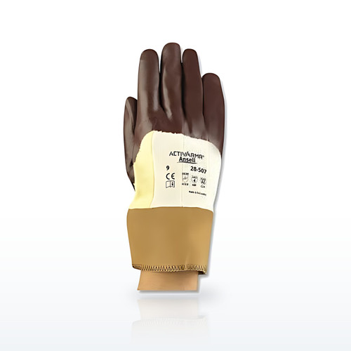 ActivArmr 104649 Coated Gloves, Nitrile Coated, Size 10