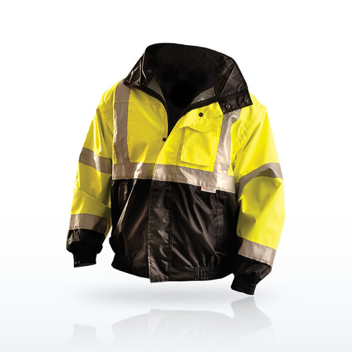 OccuNomix LUX-TJBJ Class 3 Hi-Vis 4-in-1 Bomber Jacket