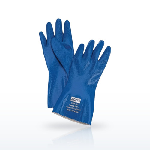 Nitri-Knit™ Supported Nitrile Glove with Interlock Liner and Rough Grip