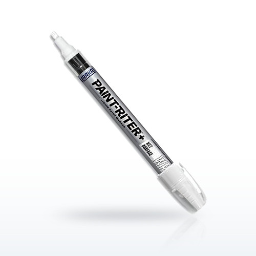 Paint-Riter®+ Wet Surface Marker, 1/8 in Tip, Medium, White