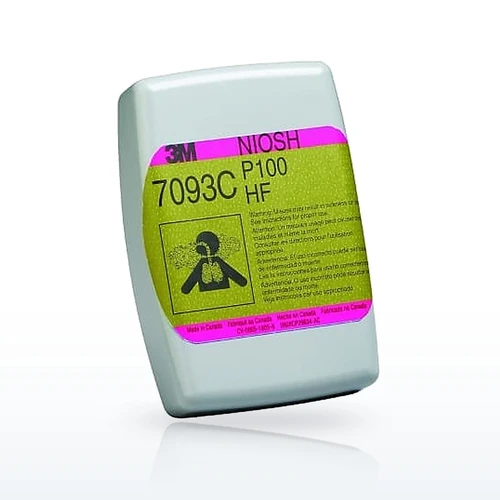 3M 7093C Cartridge Respirators, Hydrogen Fluoride Cartridge/Filter, P100