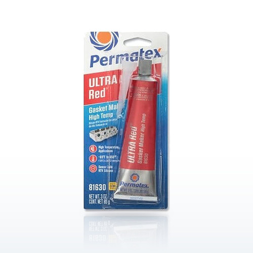 Permatex 81630 Sealants, Ultra Red RTV Silicone Gasket Maker, 3.35 oz