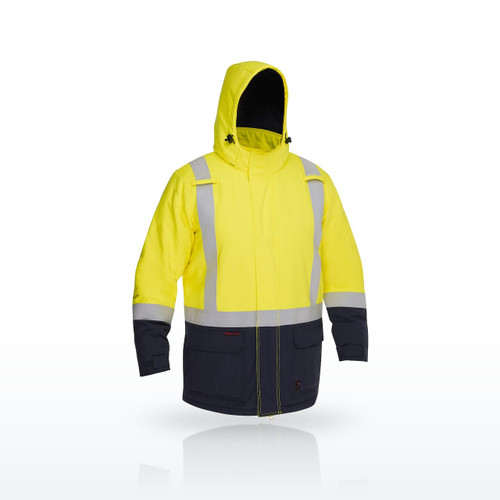 Bisley Performance 385M8387H Arc Flash Jackets, Dual-Certified AR/FR Ripstop