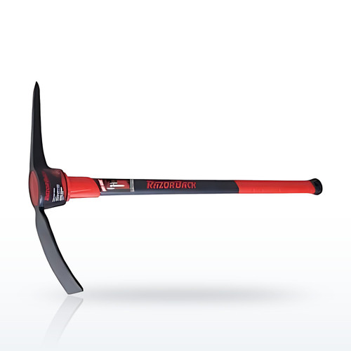 Pick Mattock, 5 lb, 34 in Handle, Red/Black