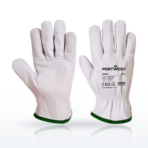 Portwest A260 Leather Driver 115 Goat Grain Glove