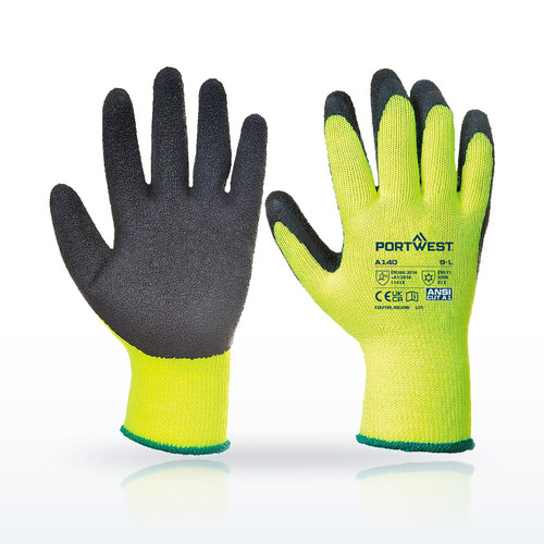 Portwest A140 Cold 10 Latex Crinkle Glove
