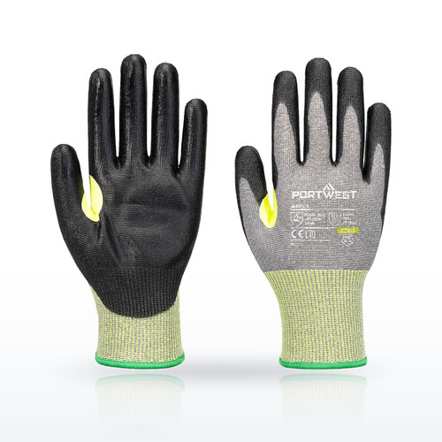 Portwest A651 Cut Resistant Gloves, ANSI A5, CS Cut E15 PU Glove A5