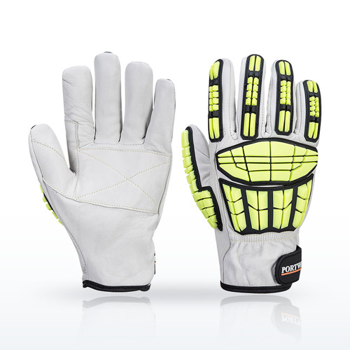 Portwest A745 Impact F135 Cow Leather Lined Glove A6