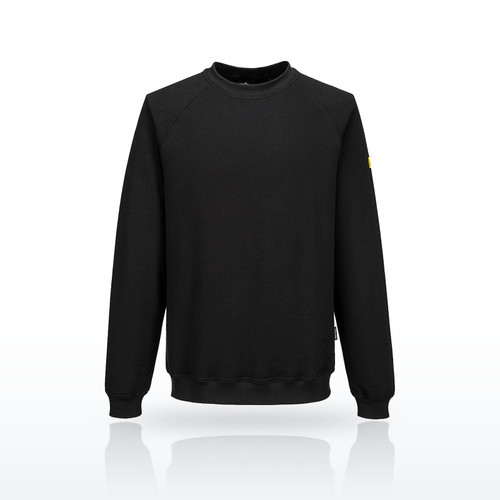 Portwest AS24 Coats & Jackets, Anti-Static ESD Sweatshirt