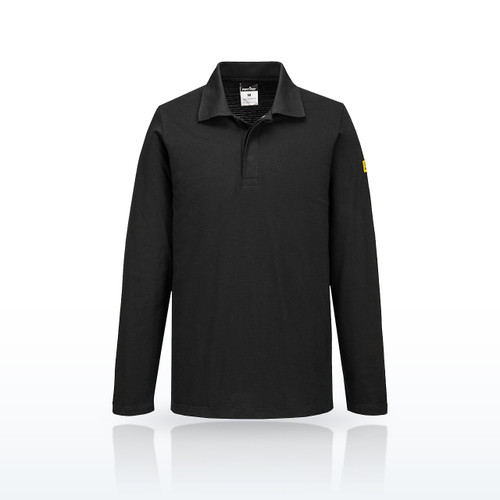 Portwest AS23 Work Apparel, Anti-Static ESD Polo Shirt L/S