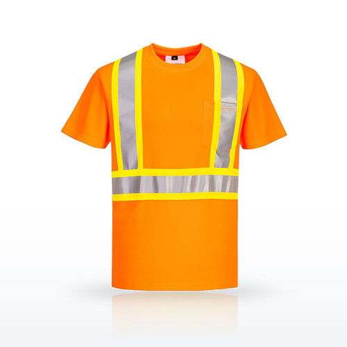 Portwest CA110 Hi-Vis X Back Contrast Tape T-Shirt S/S
