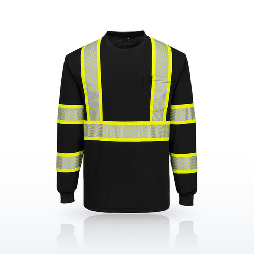 Portwest CB113 Hi-Vis Shirts, Iona X Back T-Shirt L/S
