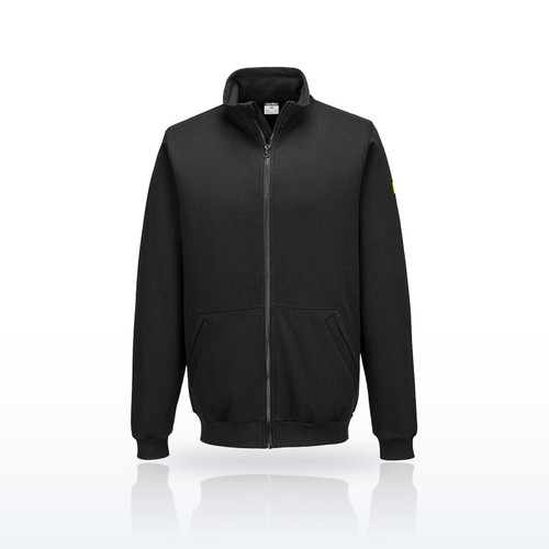 Portwest AS25 Anti-Static ESD Zipper Sweatshirt