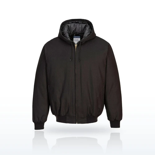 Portwest DC801 Coats & Jackets, DuraDuck Quilt Lined Hooded Jacket