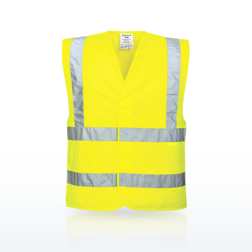 Portwest EC76 Hi-Vis Vests, Eco Hi-Vis Band and Brace Vest