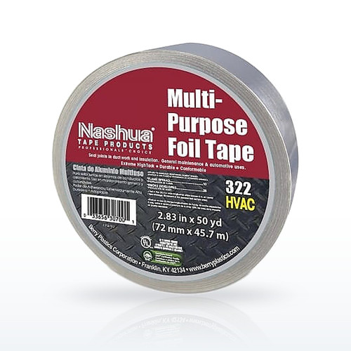 Nashua 108762 Specialty Tapes, 322 Multi-Purpose Plain Foil Tape