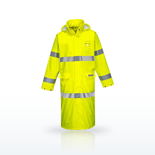 Portwest FR44 Sealtex Flame Hi-Vis FR Coat 50″