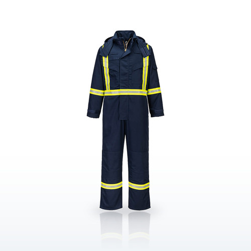 Portwest FR514 Arc Flash Coveralls, Bizflame Work Insulated FR Coverall
