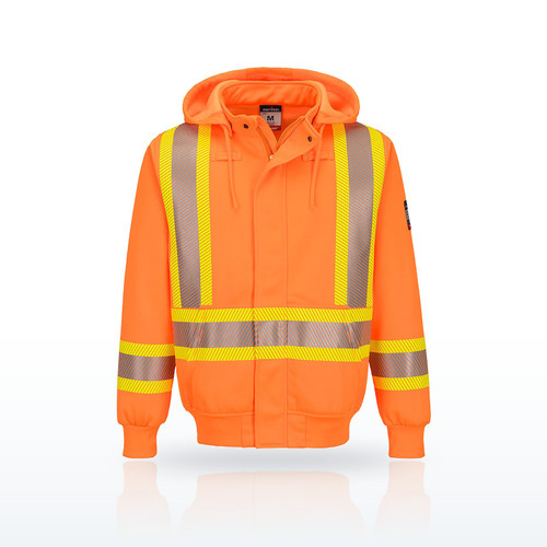 Portwest FR747 FR Coats and Jackets, Bizflame Knit 4 X Back FR Hoodie