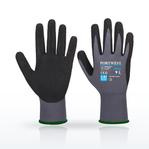 Portwest AP62 Grip 15 Nitrile Sandy Aqua Glove
