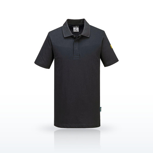 Portwest AS21 Work Apparel, Anti-Static ESD Polo Shirt S/S