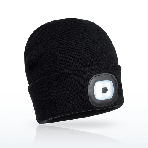 Portwest B029 Winter Liners & Caps, Rechargeable LED Beanie