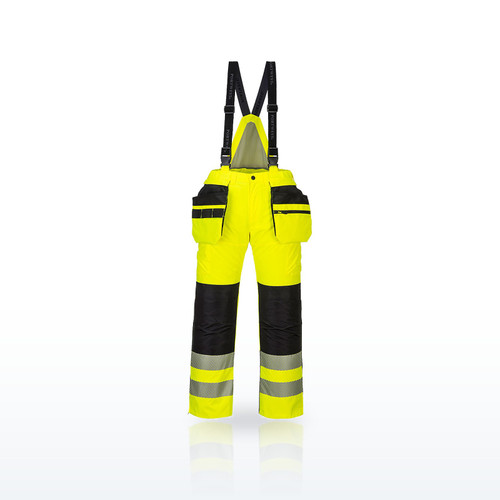 Portwest PW351 Hi-Vis Pants & Bibs, PW3 Hi-Vis Winter Pants