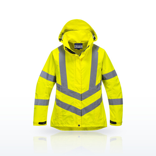 Portwest LW70 Hi-Vis Women's Breathable Rain Jacket