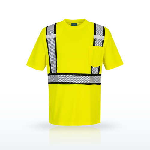 Portwest S395 Detroit Hi-Vis Contrast Tape T-Shirt S/S