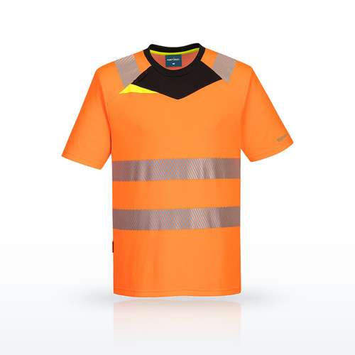 Portwest DX413 Hi-Vis Shirts, DX4 Hi-Vis T-Shirt S/S