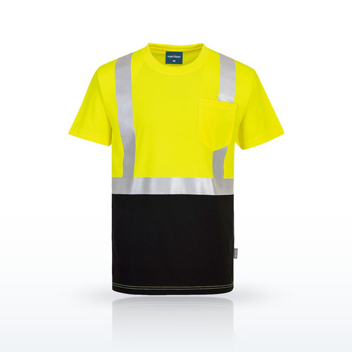 Portwest S358 Nashville Hi-Vis Contrast Pocket T-Shirt S/S