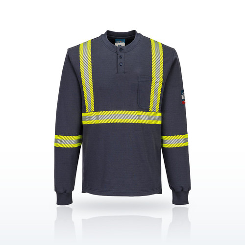 Portwest FR748 Bizflame Knit 2" X Back FR Henley