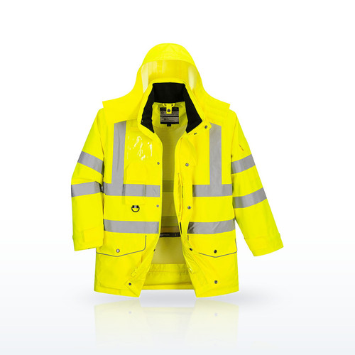 Portwest US427 Hi-Vis Breathable 7-in-1 Traffic Jacket