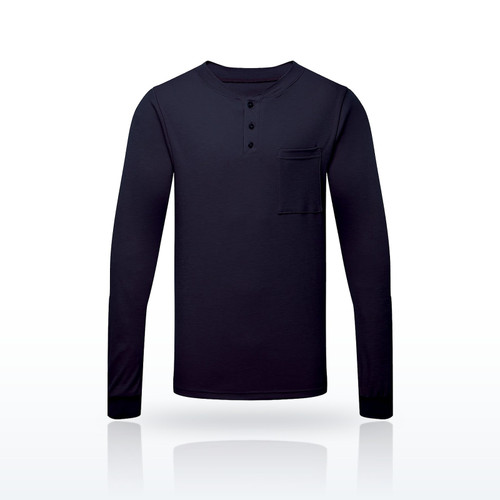 Portwest IFP660 Frontline 6.9oz Henley Long Sleeve T-Shirt