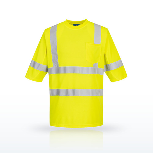 Portwest S397 Hi-Vis Shirts, Hi-Vis Mesh Insert Class 3 T-Shirt S/S
