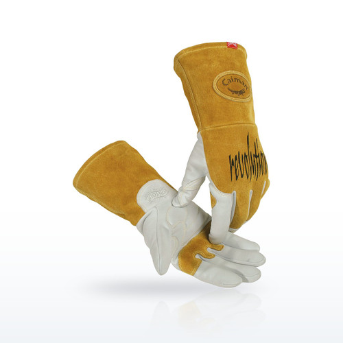 Premium Goat Grain TIG/MIG Welder's Gloves with Split Cowhide Back