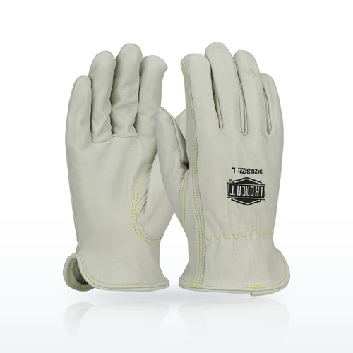 Premium Grade Top Grain Cowhide Leather Drivers Glove - Keystone Thumb, 9420