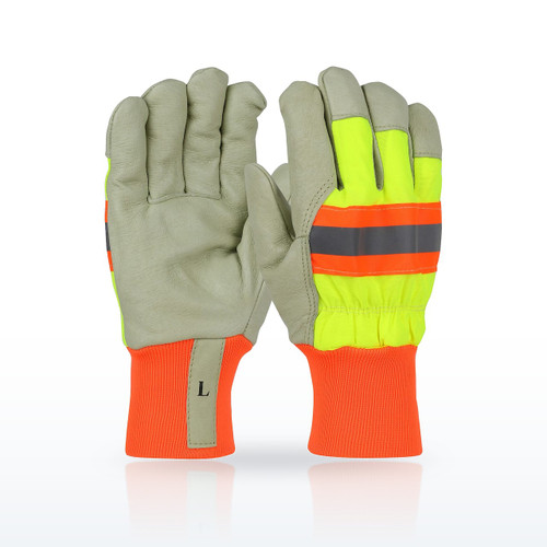 PIP HVY1555 Cold Weather Gloves, Premium Pigskin Leather Palm Glove