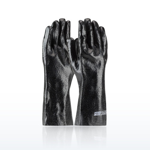 Assurance 58-8040R Chemical Resistant Gloves, PVC Coated, 14 Length