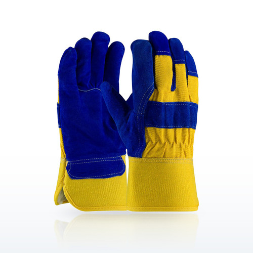 PIP 78-7863B Cold Weather Gloves, Premium Split Cowhide Leather Palm Glove