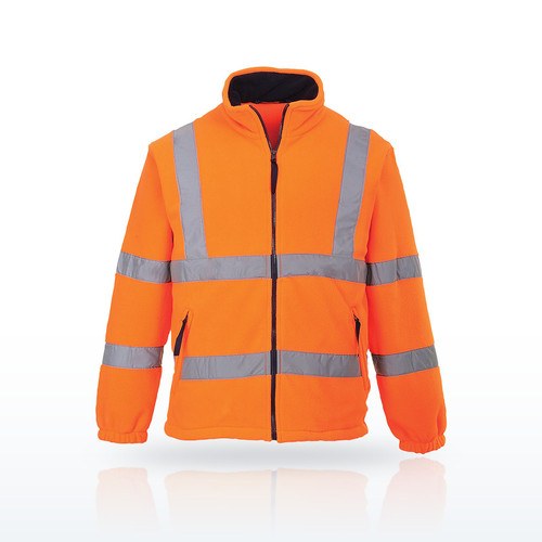 Portwest UF300 Hi-Vis Jackets & Outerwear, Hi-Vis Mesh Lined Fleece
